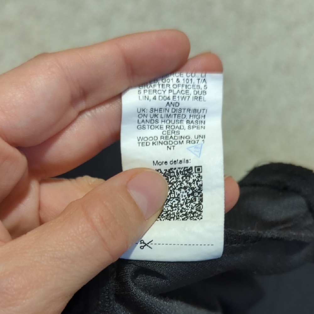 SHEIN Black A-Line Mini Skirt for Work - Picture 6 of 6